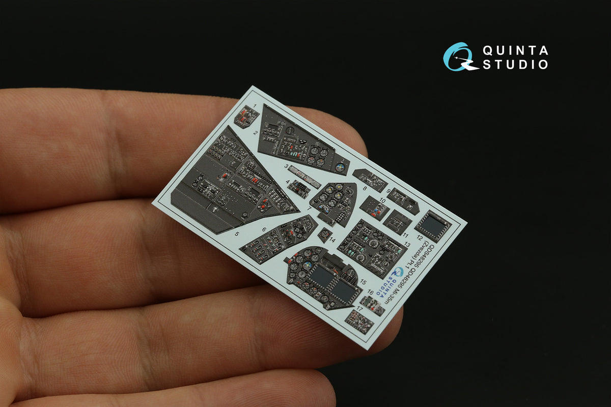 Mil Mi-35M 3D-Printed coloured Interior on decal paper (designed to be used with Zvezda kits)