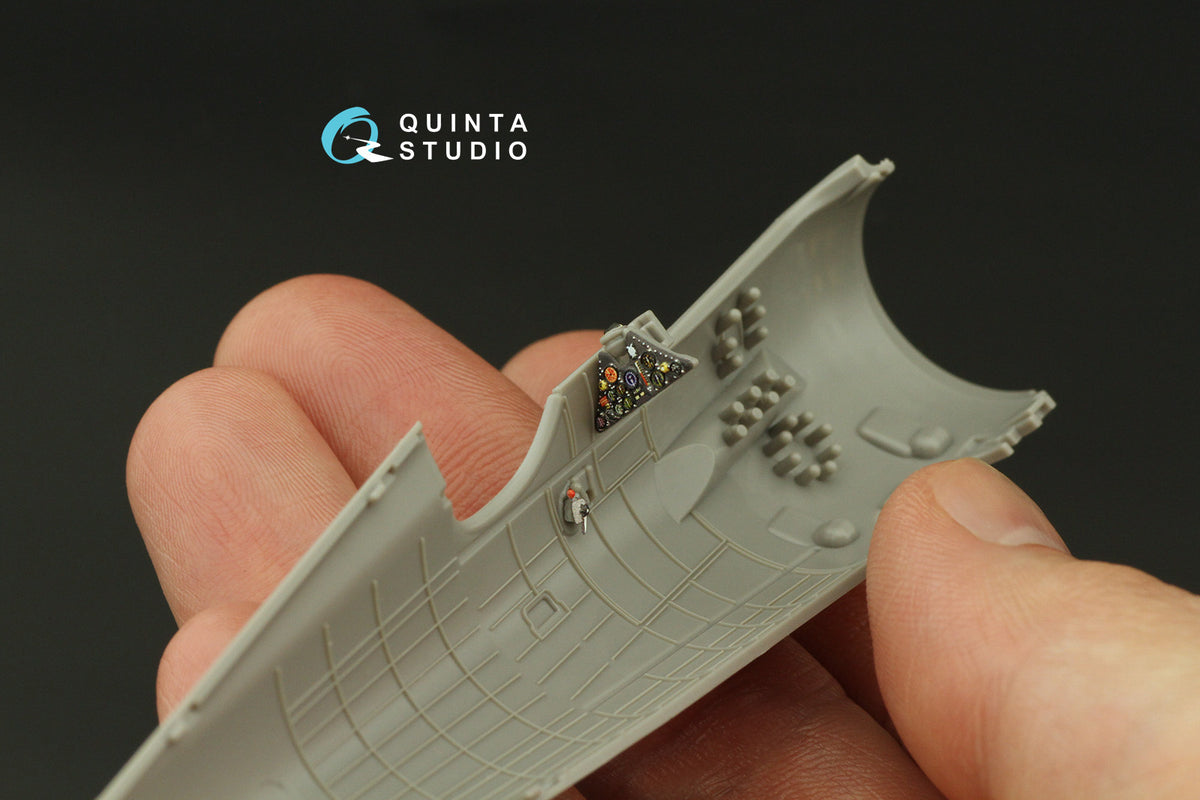 PZL P.11c 3D-Printed coloured Interior on decal paper (designed to be used with Arma Hobby kits)