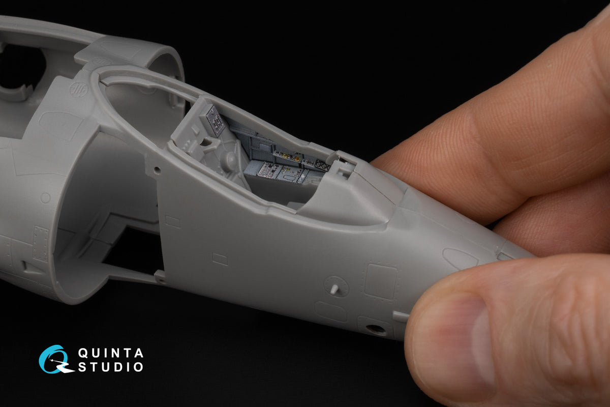 BAe Sea Harrier FRS.1 3D-Printed coloured Interior on decal paper (designed to be used with Kinetic Model kits)
