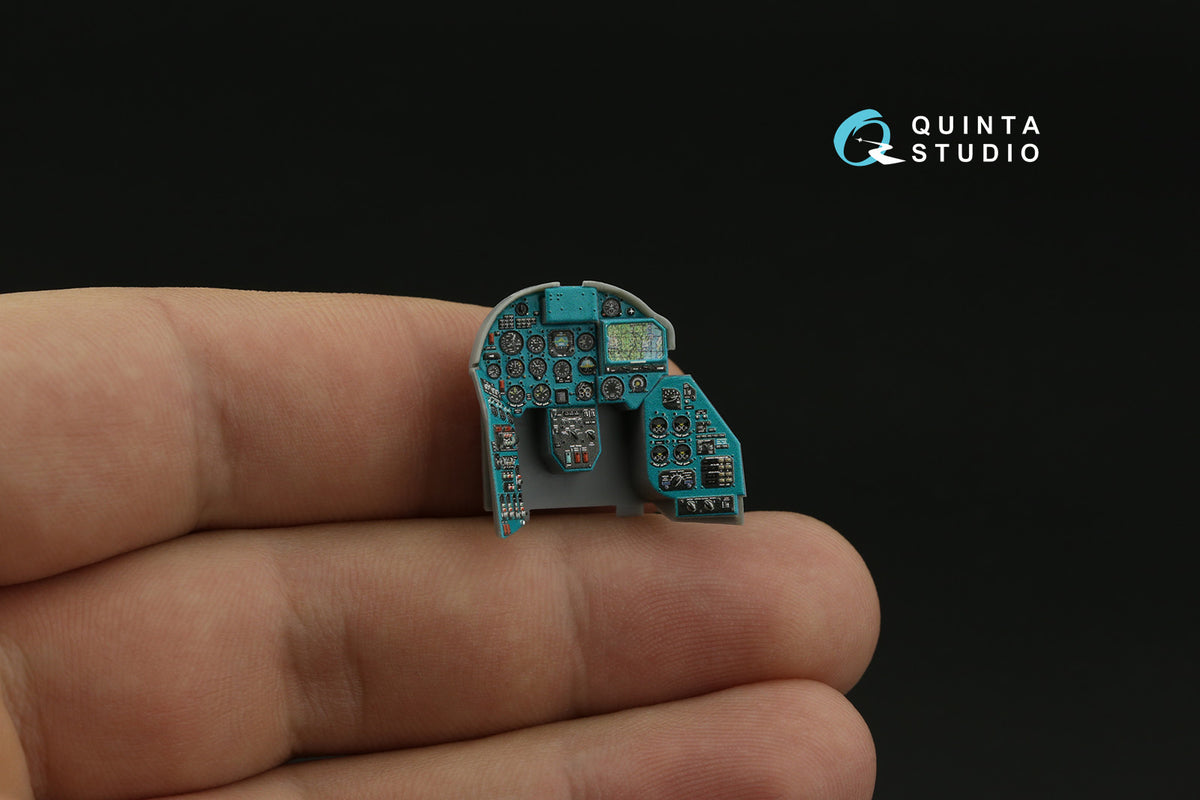 Mil Mi-24D 3D-Printed coloured Interior on decal paper (designed to be used with Trumpeter kits)