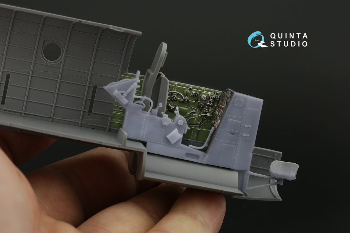 Bristol Beaufort Mk.I 3D-Printed coloured Interior on decal paper (designed to be used with ICM UA UK kits) (with (3D-Printed) resin parts)