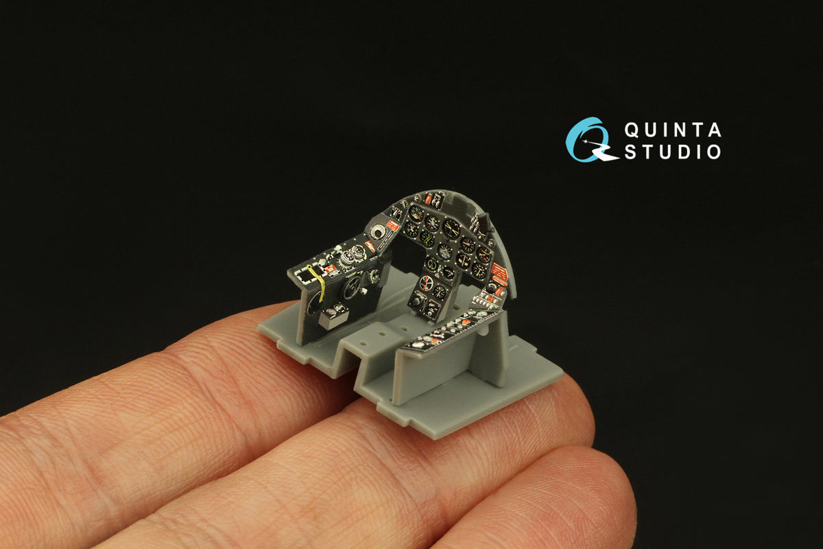 Grumman F8F-2 Bearcat 3D-Printed coloured Interior on decal paper (designed to be used with Hobby Boss kits)