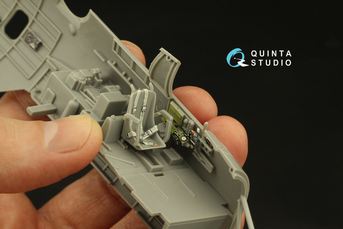 Grumman TBM-3 Avenger 3D-Printed coloured Interior on decal paper (designed to be used with Academy and Accurate Miniature kits)