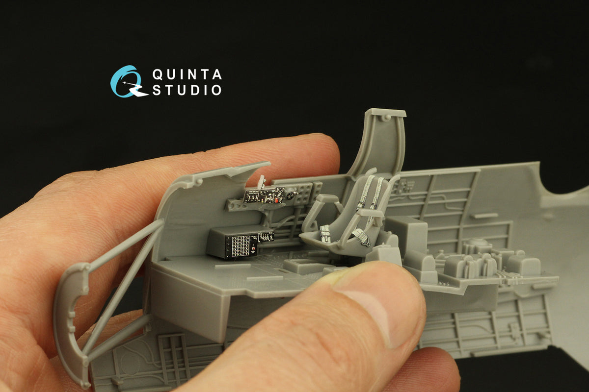 Grumman TBM-3 Avenger 3D-Printed coloured Interior on decal paper (designed to be used with Academy and Accurate Miniature kits)