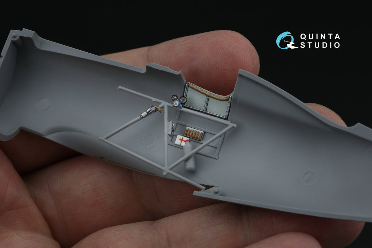 Polikarpov I-153 3D-Printed coloured Interior on decal paper (designed to be used with Hasegawa and ICM UA UK kits)