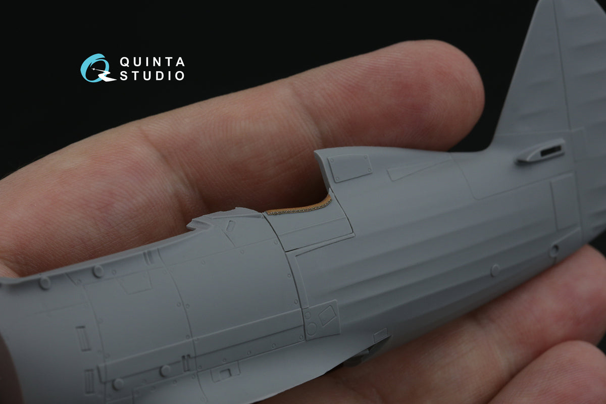 Polikarpov I-153 3D-Printed coloured Interior on decal paper (designed to be used with Hasegawa and ICM UA UK kits)