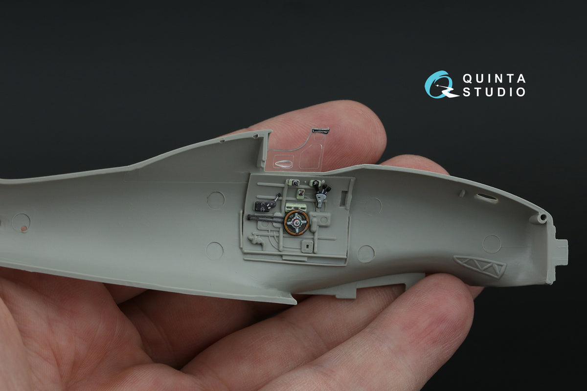 Macchi C.200 Saetta (Late) 3D-Printed coloured Interior on decal paper (designed to be used with Italeri and Tamiya kits)