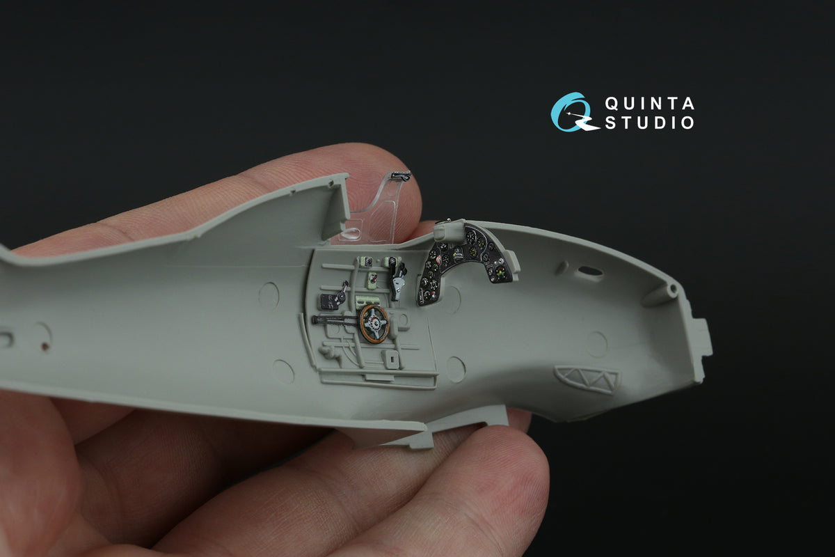 Macchi C.200 Saetta (Late) 3D-Printed coloured Interior on decal paper (designed to be used with Italeri and Tamiya kits)