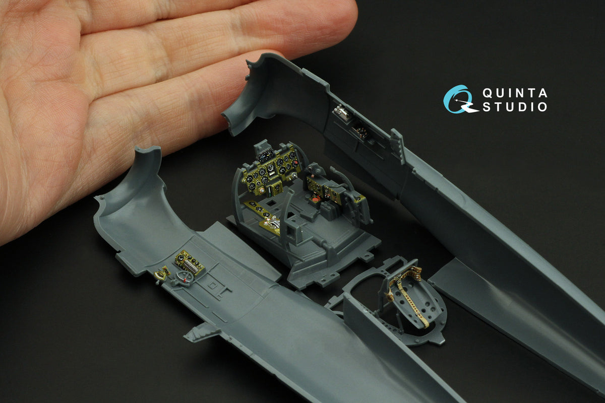 Mitsubishi A6M3 Zero 3D-Printed coloured Interior on decal paper (designed to be used with Eduard kits)