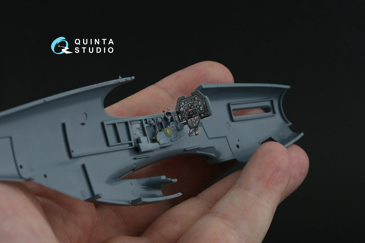 North-American P-51B Mustang late/P-51C Late 3D-Printed coloured Interior on decal paper (designed to be used with Eduard kits)