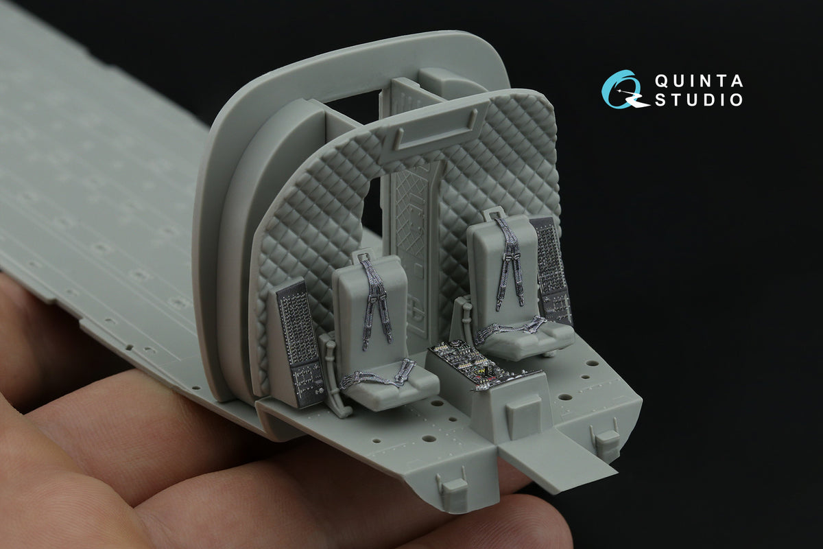 Boeing CH-47A Chinook 3D-Printed coloured Interior on decal paper (designed to be used with Italeri kits)