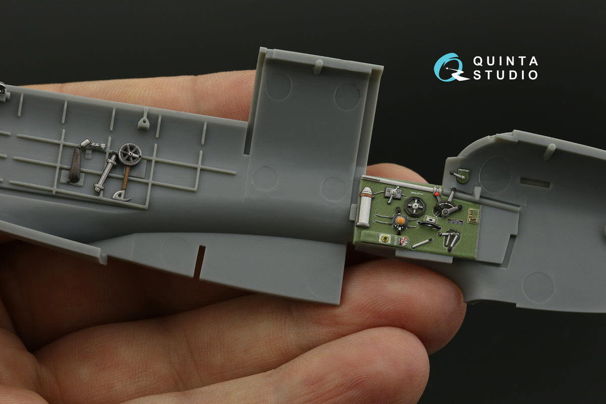 Fairey Fulmar Mk.II 3D-Printed coloured Interior on decal paper (designed to be used with Trumpeter kits)