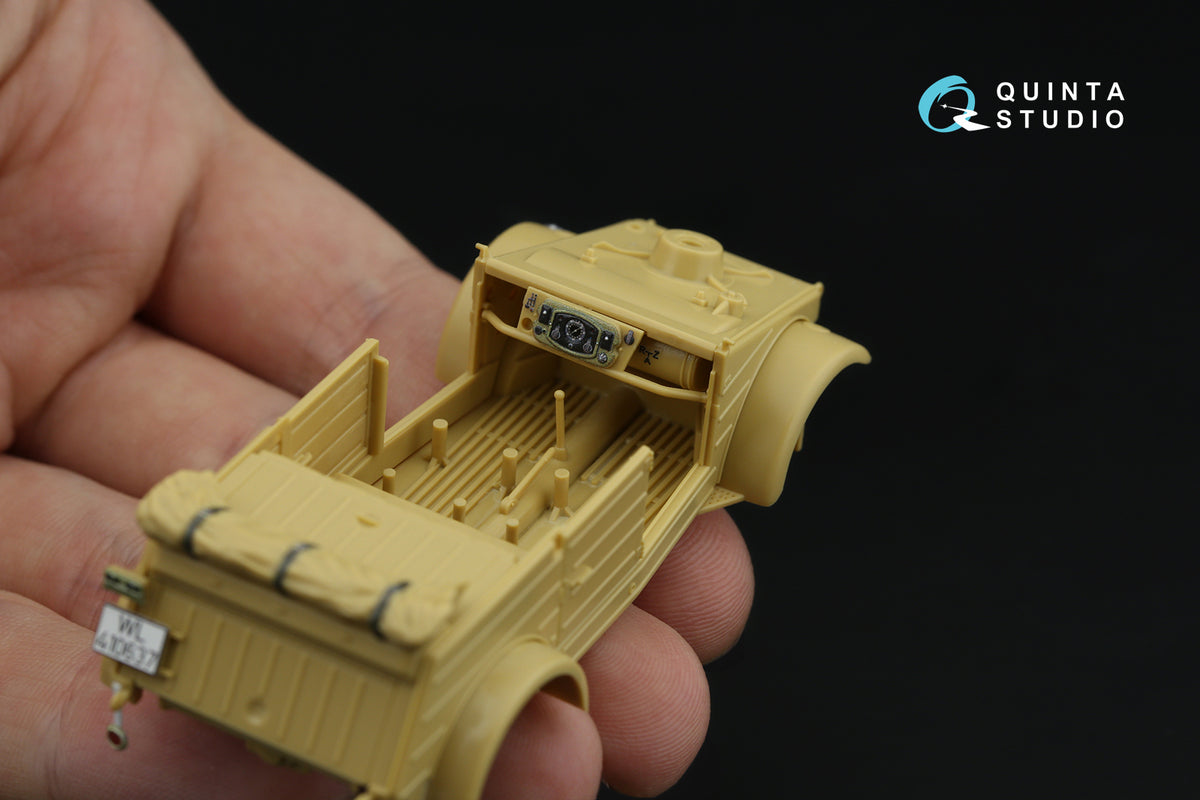 Kubelwagen Type 82 3D-Printed & coloured Interior on decal paper (designed to be used with Tamiya kits)