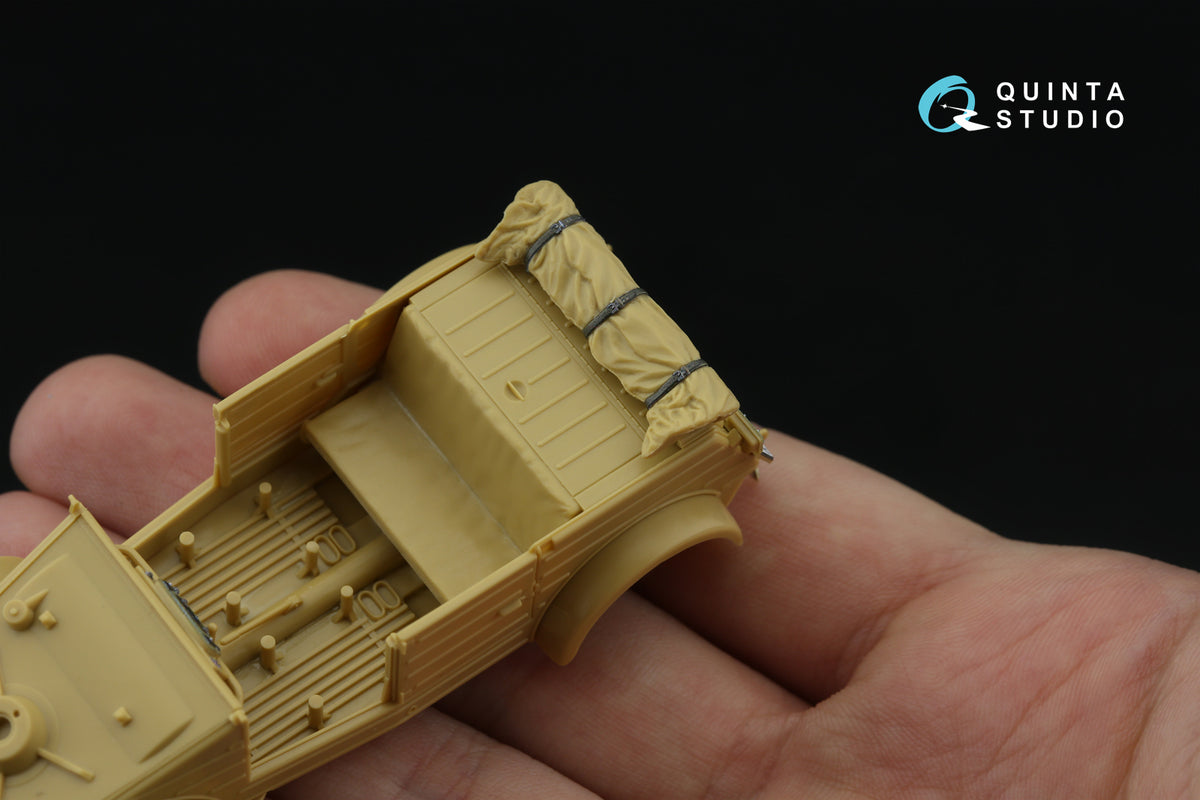 Kubelwagen Type 82 3D-Printed & coloured Interior on decal paper (designed to be used with Tamiya kits)