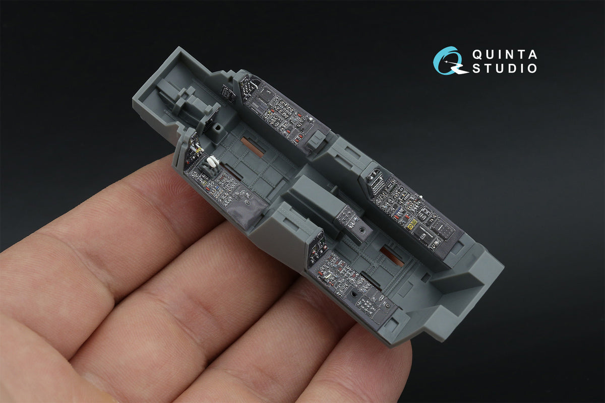Grumman F-14D Super Tomcat 3D-Printed & coloured Interior on decal paper (designed to be used with Great Wall Hobby kits)