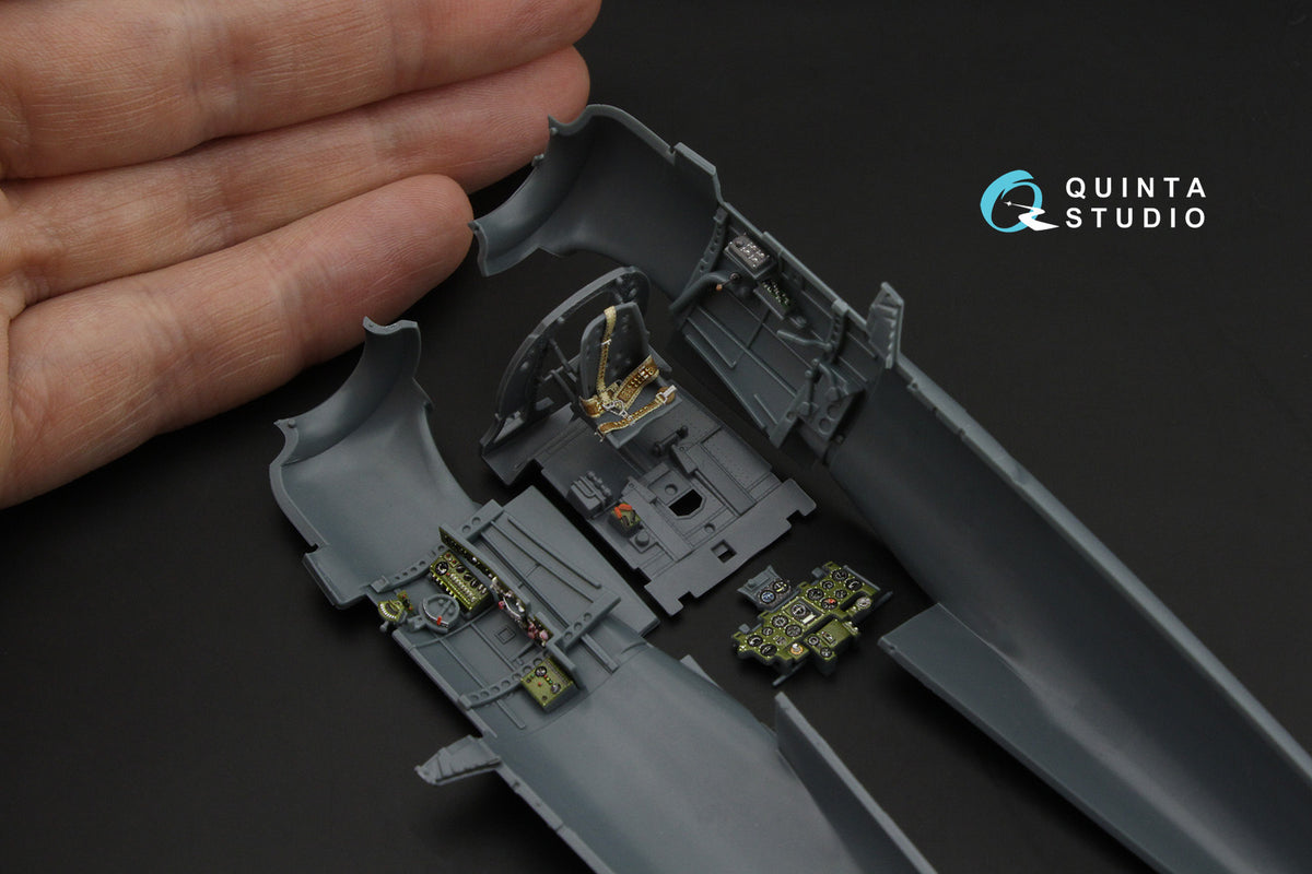 Mitsubishi A6M5 Zero (Mitsubishi Production) 3D-Printed & coloured Interior on decal paper(designed to be used with Eduard kits)