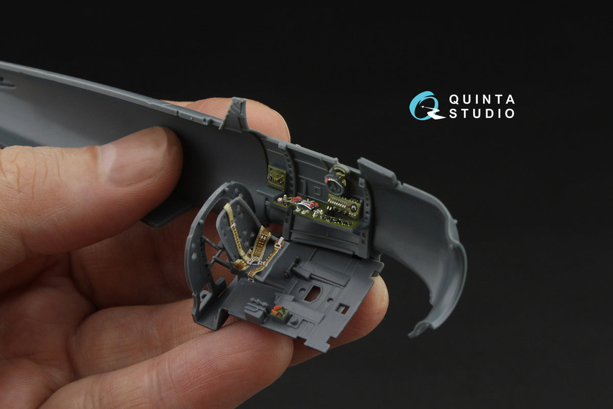 Mitsubishi A6M5 Zero (Mitsubishi Production) 3D-Printed & coloured Interior on decal paper(designed to be used with Eduard kits)