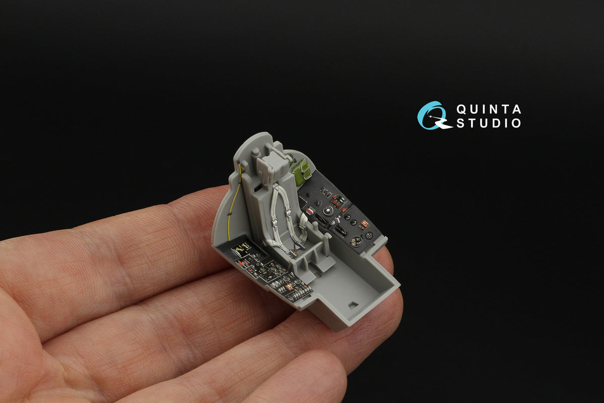 Grumman F9F-3 Panther 3D-Printed & coloured Interior on decal paper (designed to be used with Trumpeter kits)