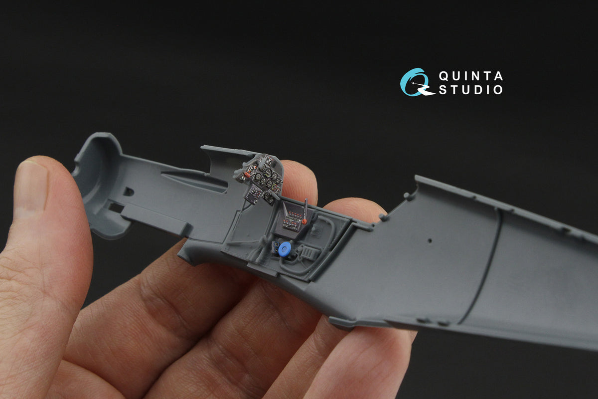 Avia S-199 3D-Printed & coloured Interior on decal paper(designed to be used with Eduard kits)