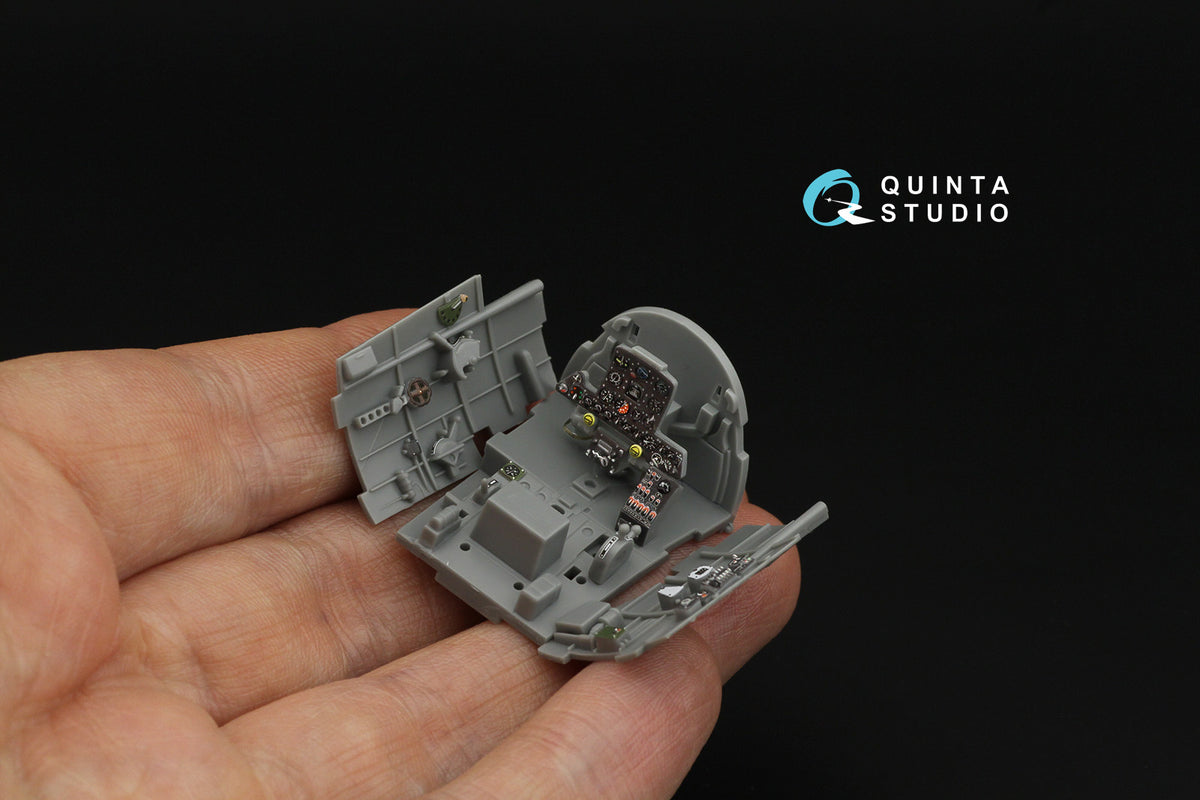 Nakajima Ki-84 Hayate 3D-Printed & coloured Interior on decal paper (designed to be used with Hasegawa kits)