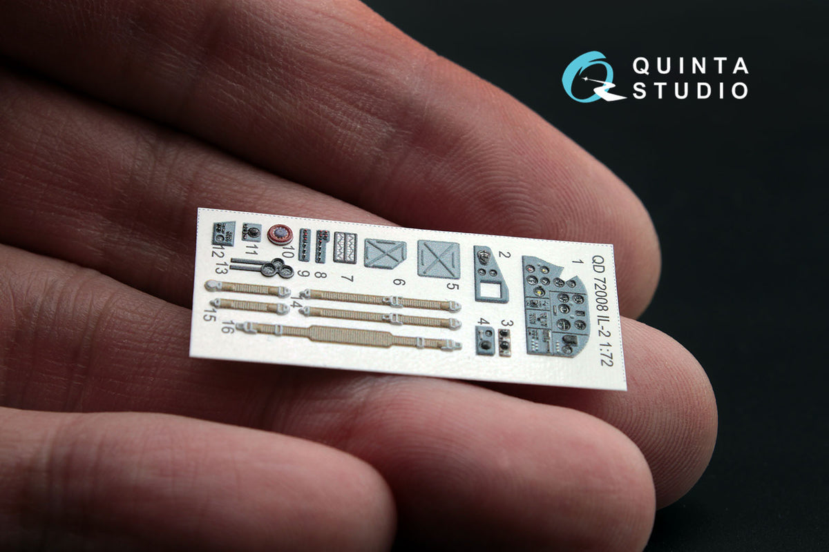 Ilyushin IL-2 Sturmovik 3D-Printed coloured Interior on decal paper (designed to be used with Tamiya kits)