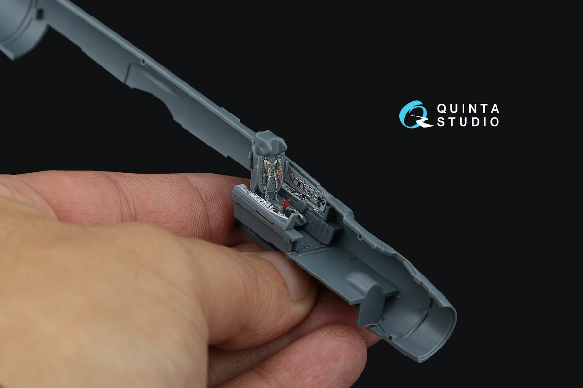 Mikoyan MiG-21PFM Gray panels 3D-Printed coloured Interior on decal paper (designed to be used with Eduard kits)