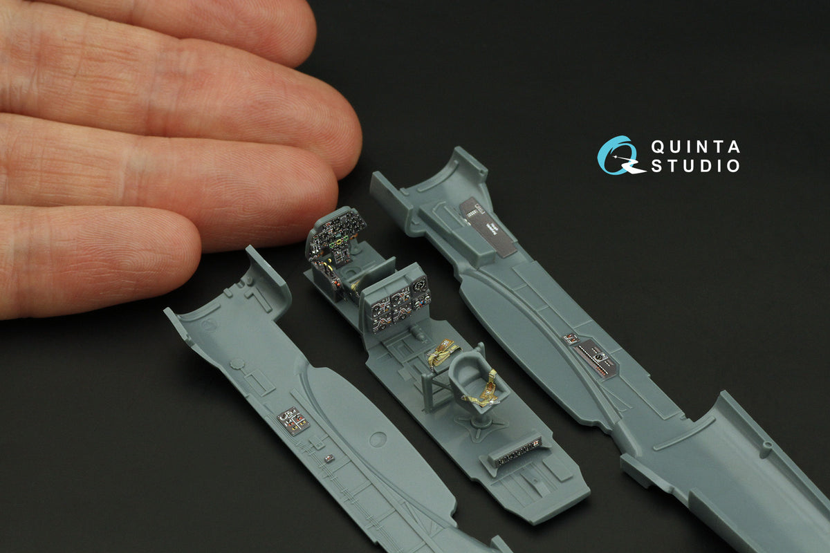 Messerschmitt Bf-110C/Bf-110D/Bf-110E 3D-Printed coloured Interior on decal paper (designed to be used with Eduard kits)[Bf-110C/D]