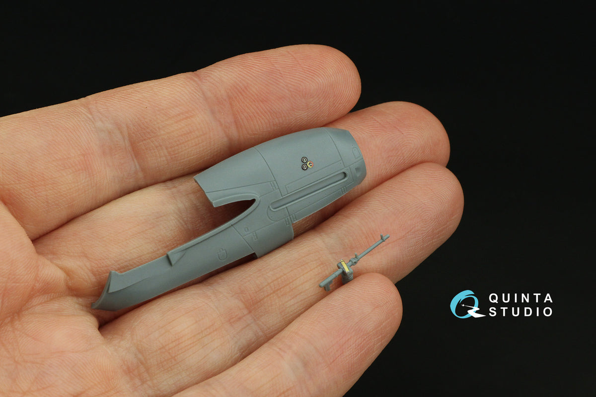 Messerschmitt Bf-110C/Bf-110D/Bf-110E 3D-Printed coloured Interior on decal paper (designed to be used with Eduard kits)[Bf-110C/D]