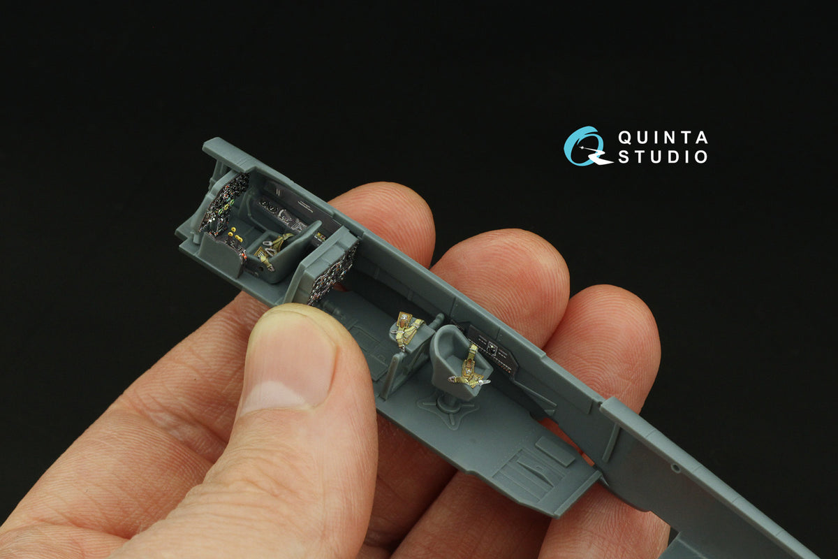Messerschmitt Bf-110C/Bf-110D/Bf-110E 3D-Printed coloured Interior on decal paper (designed to be used with Eduard kits)[Bf-110C/D]
