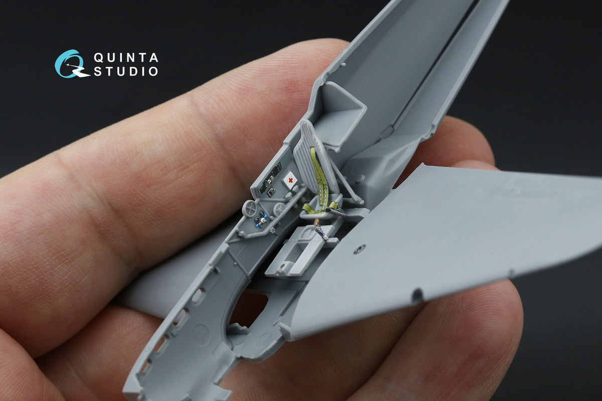 Yakovlev Yak-1 3D-Printed & coloured Interior on decal paper (designed to be used with Zvezda kits)