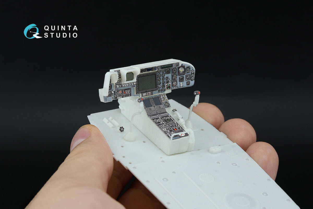 Westland Lynx Mk.8 3D-Printed & coloured Interior on decal paper (designed to be used with Revell kits) (Small version)