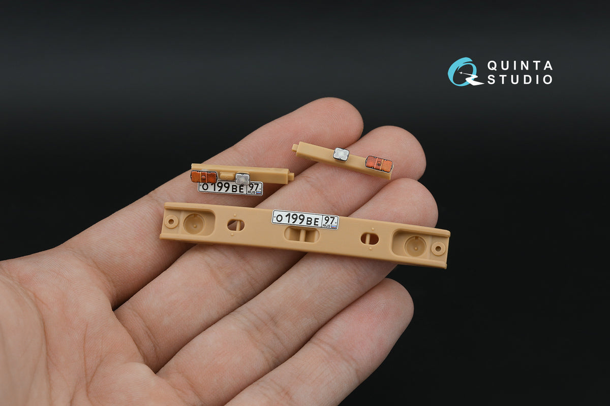 KrAZ-6322 3D-Printed & coloured Interior on decal paper (designed to be used with Hobby Boss kits) (Small version)
