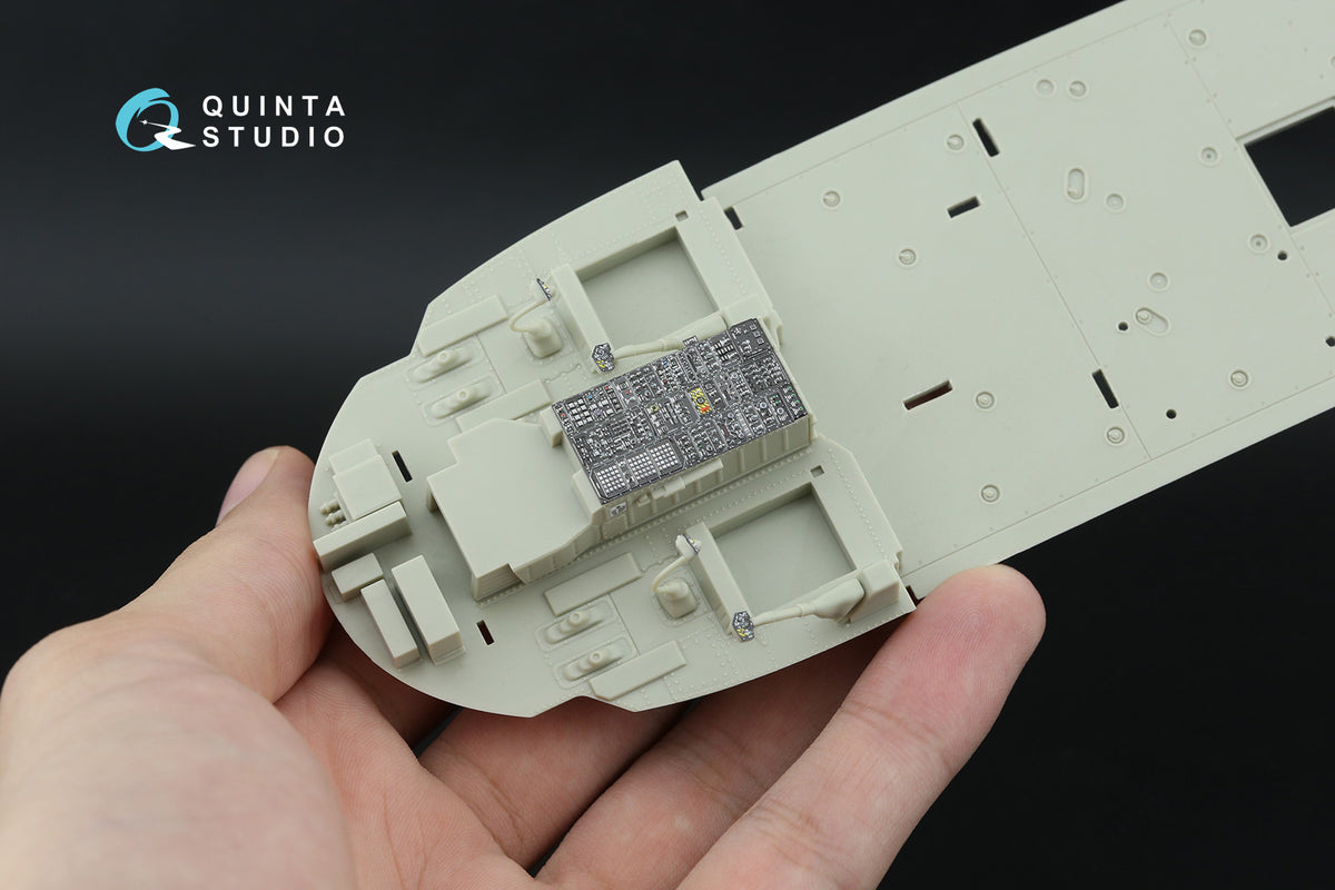 Sikorsky SH-60B Seahawk 3D-Printed & coloured Interior on decal paper (designed to be used with Kitty Hawk Models kits) (Small version)