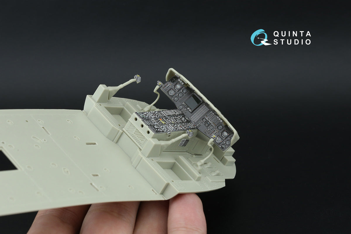 Sikorsky SH-60B Seahawk 3D-Printed & coloured Interior on decal paper (designed to be used with Kitty Hawk Models kits) (Small version)