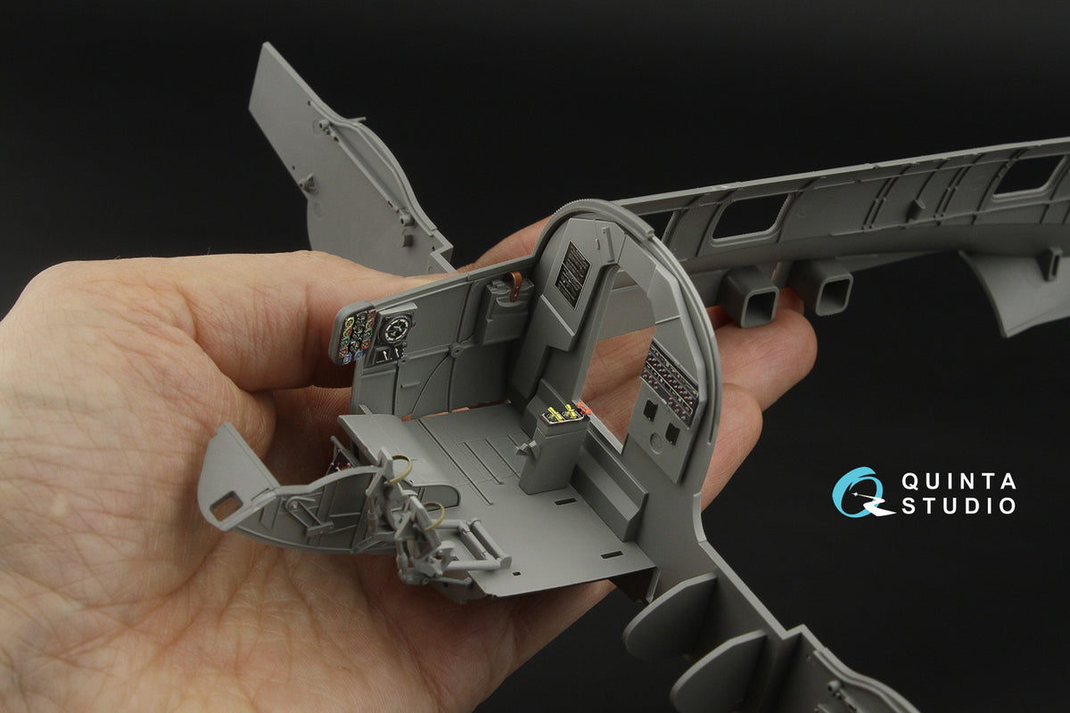 Heinkel He-111H-6 3D-Printed & coloured Interior on decal paper  (designed to be used with Border Model kits)  (Small version)