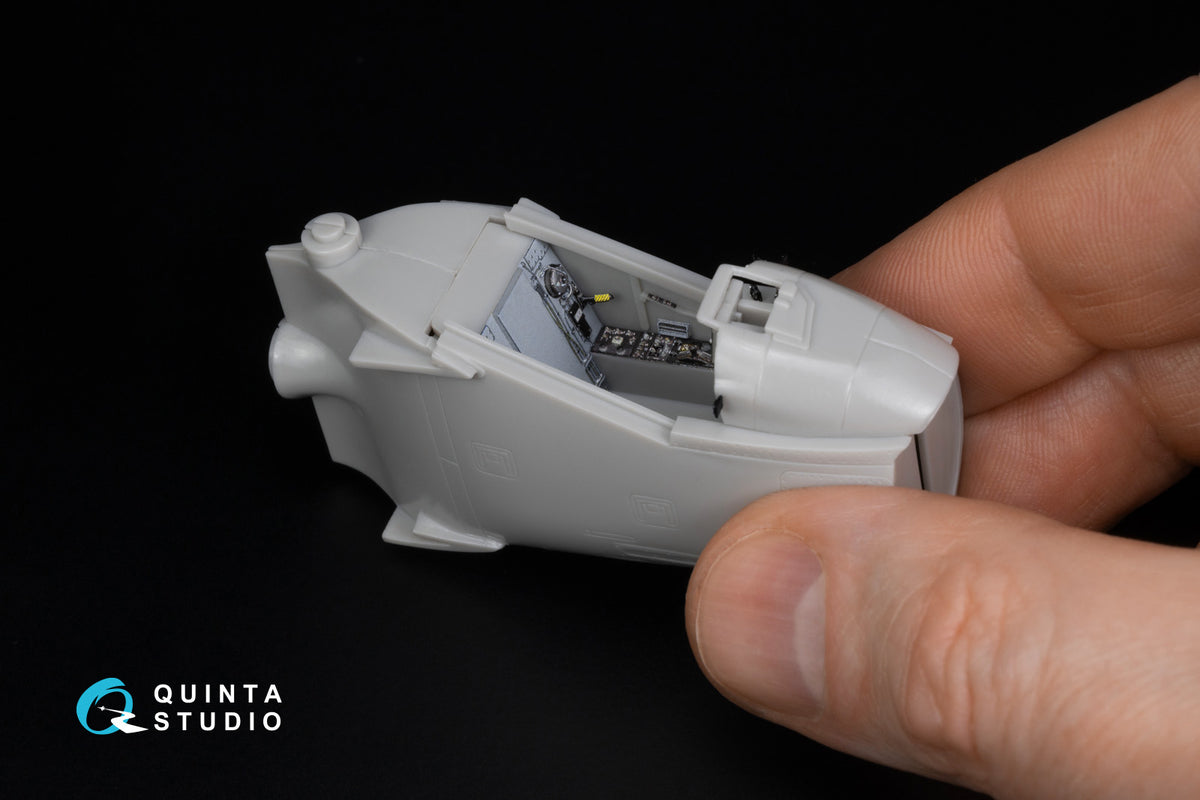 McDonnell-Douglas AV-8B Harrier Late 3D-Printed coloured Interior on decal paper (designed to be used with Hasegawa kits) (SMALL VERSION)