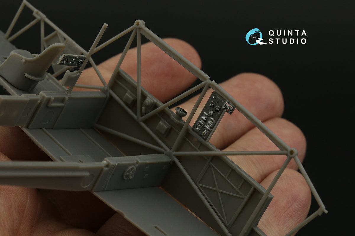Avro Anson Mk.I 3D-Printed coloured Interior on decal paper (designed to be used with Airfix kits) (SMALL VERSION)
