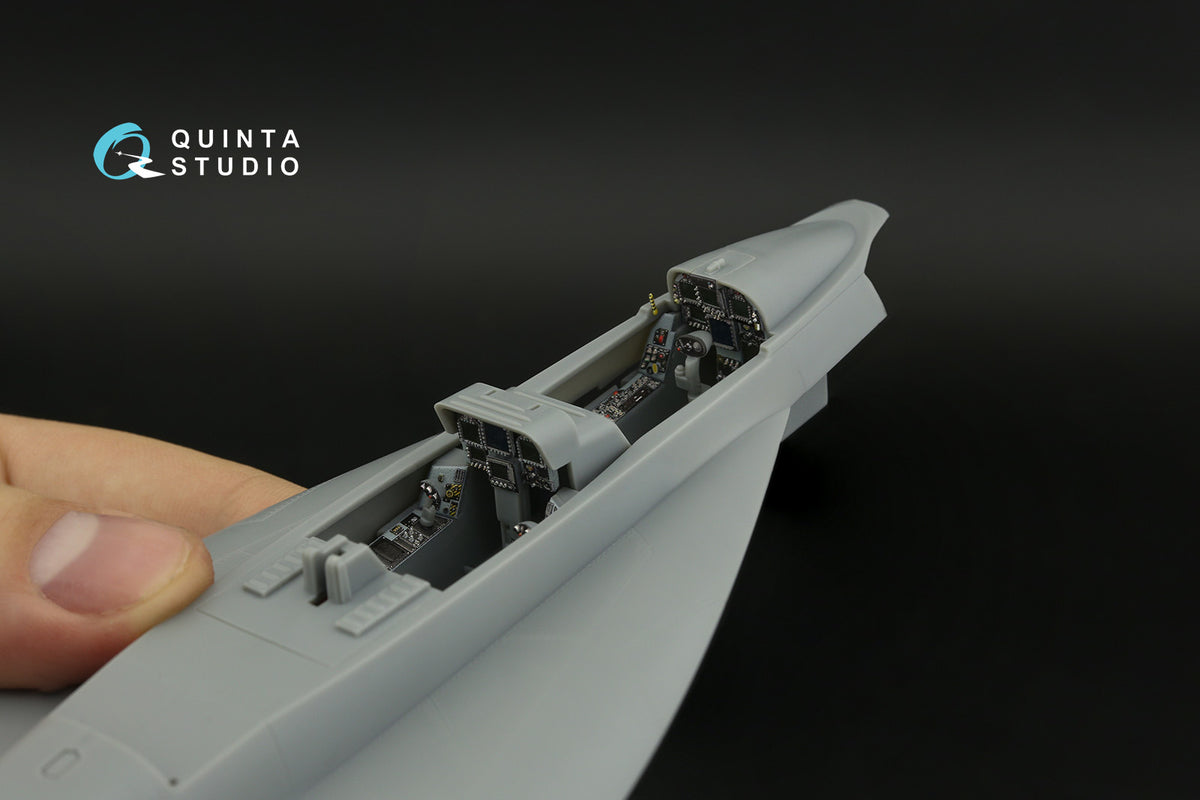 Boeing F/A-18F early 3D-Printed coloured Interior on decal paper (designed to be used with Hobby Boss kits) (SMALL VERSION)