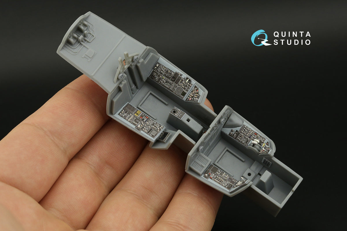 Grumman F-14B Tomcat 3D-Printed coloured Interior on decal paper (designed to be used with Hobby Boss kits)