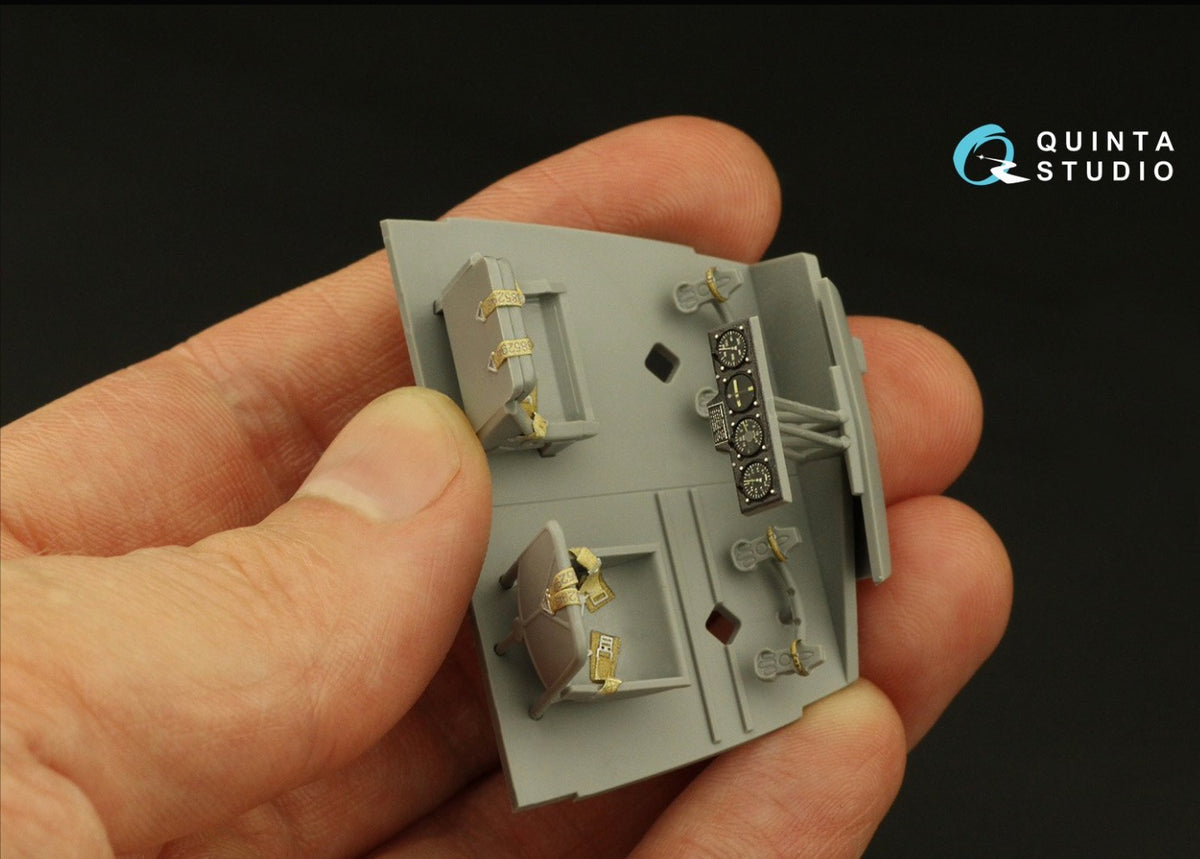 Gotha Go-242A/Go-242B 3D-Printed coloured Interior on decal paper (designed to be used with ICM UA UK kits) (Small version)