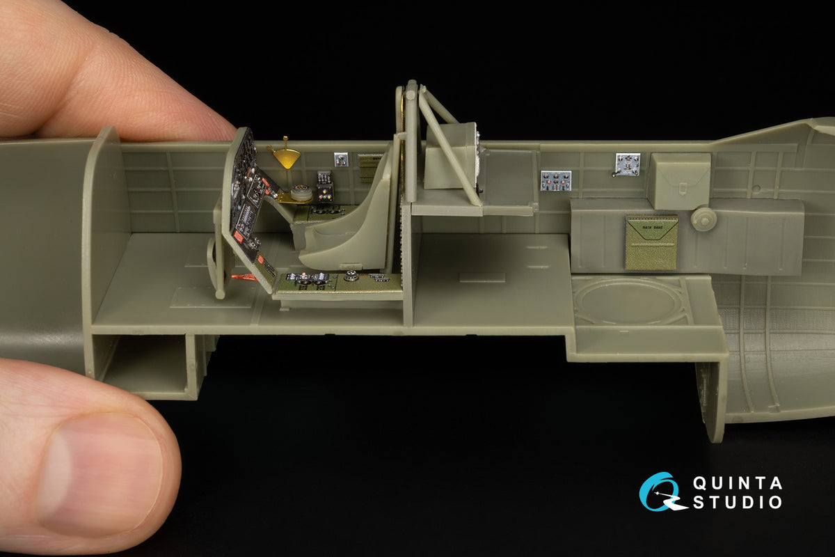 Vultee Mk.II Vengeance 3D-Printed & coloured Interior on decal paper (designed to be used with Dora Wings kits) (Small version)