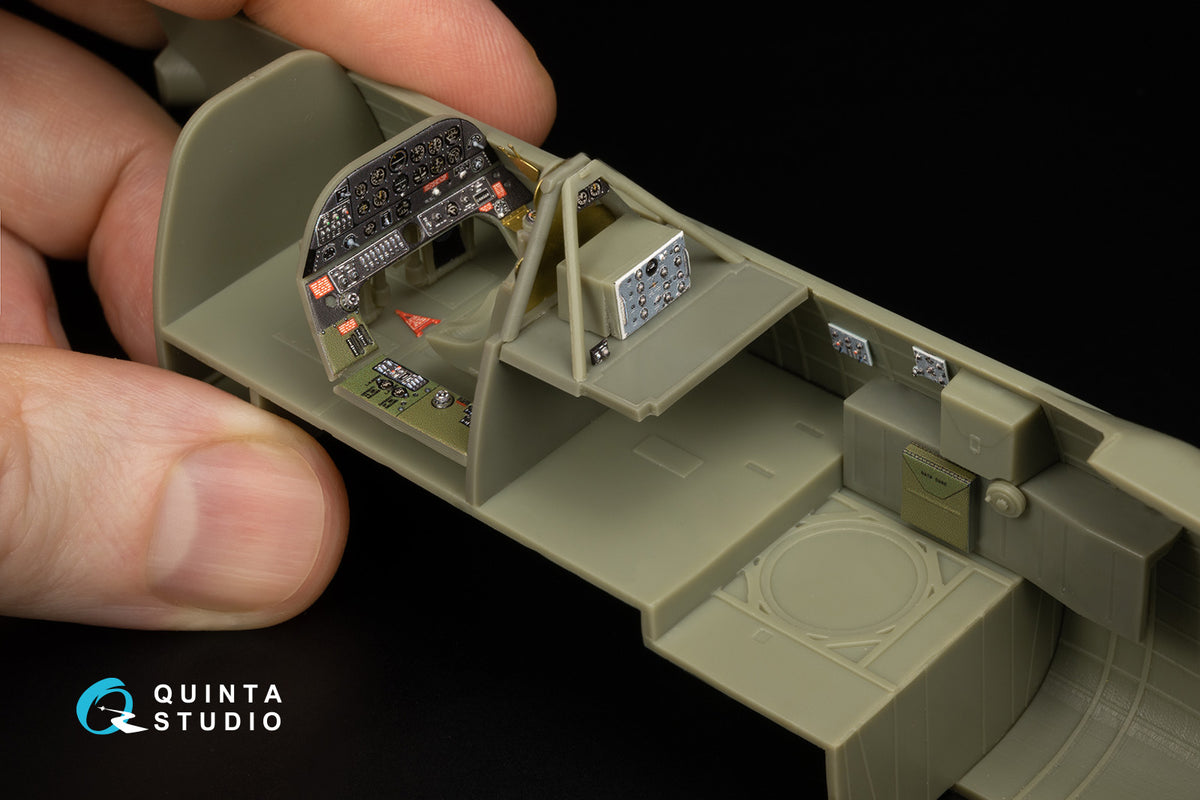 Vultee Mk.II Vengeance 3D-Printed & coloured Interior on decal paper (designed to be used with Dora Wings kits) (Small version)