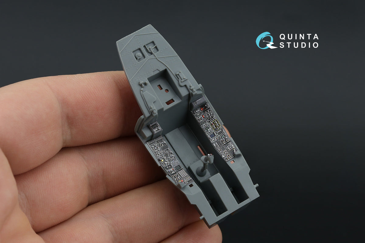 Fairchild A-10C Thunderbolt II 3D-Printed coloured Interior on decal paper (designed to be used with Great Wall Hobby kits) (Small version)