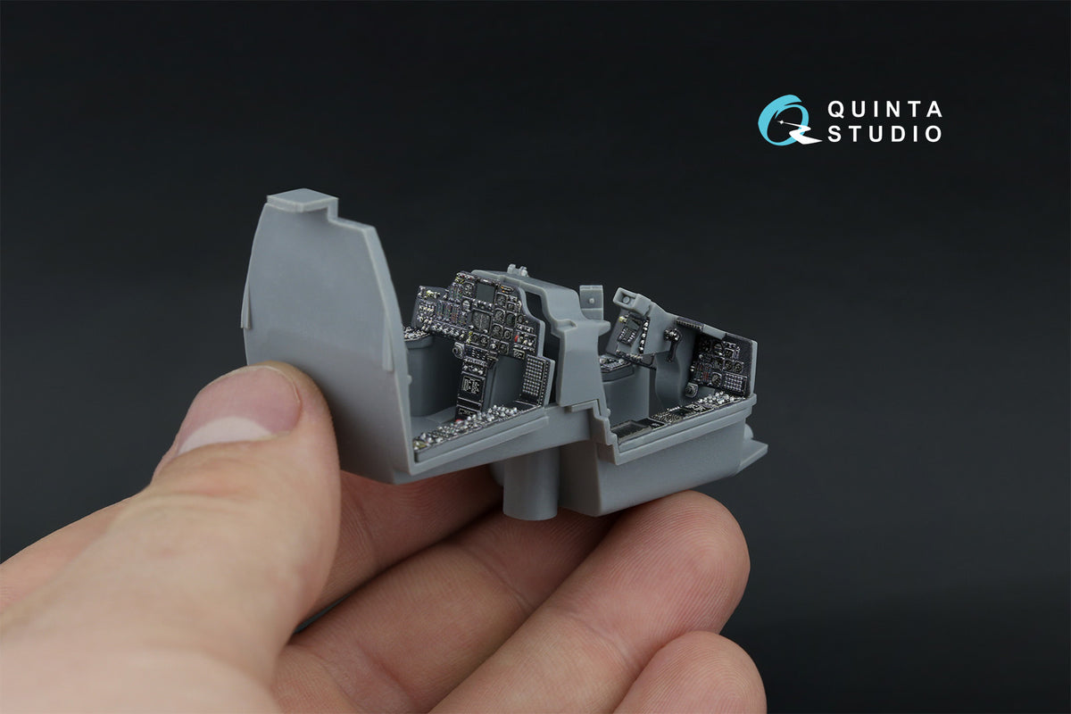 Bell/Boeing AH-64A 3D-Printed & coloured Interior on decal paper (designed to be used with Hasegawa kits) (small version)