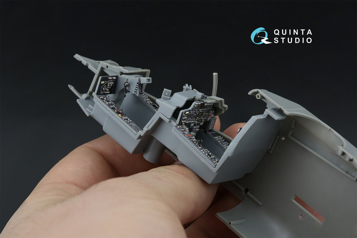 Bell/Boeing AH-64A 3D-Printed & coloured Interior on decal paper (designed to be used with Hasegawa kits) (small version)