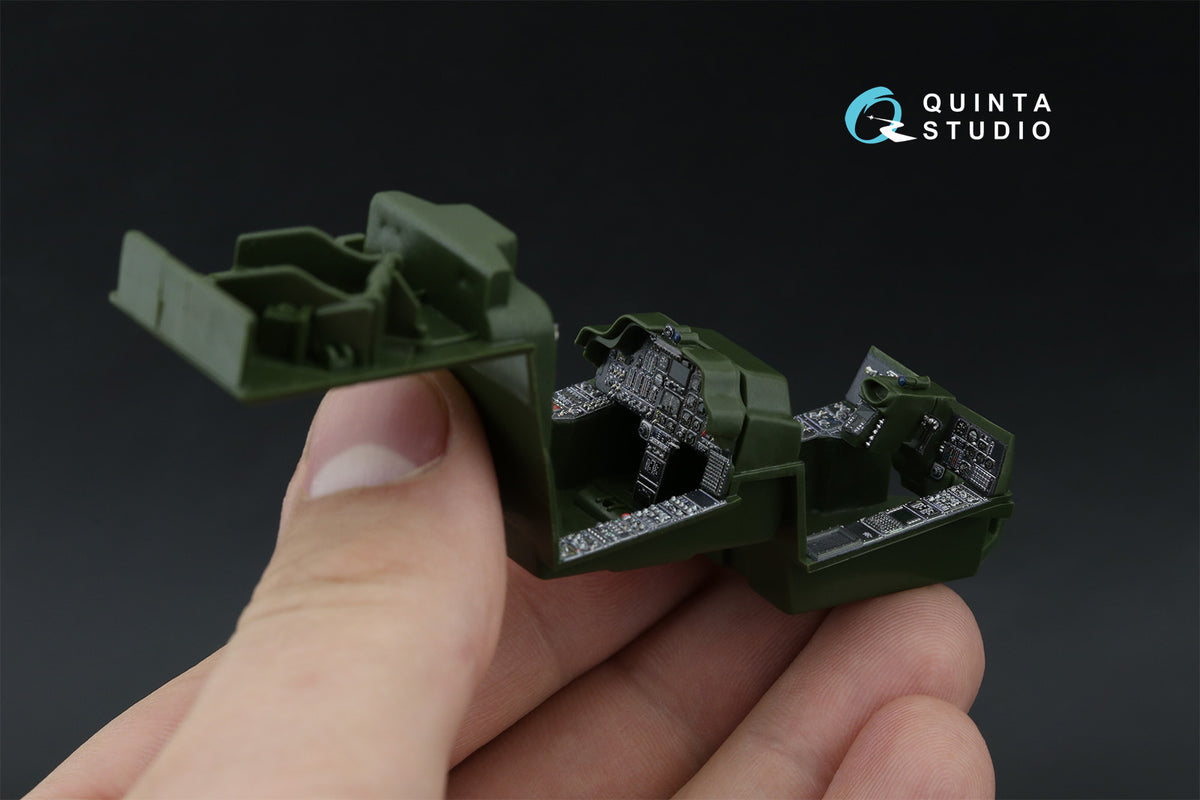 Bell/Boeing AH-64A 3D-Printed & coloured Interior on decal paper (designed to be used with Academy and Modelist kits) (small version)