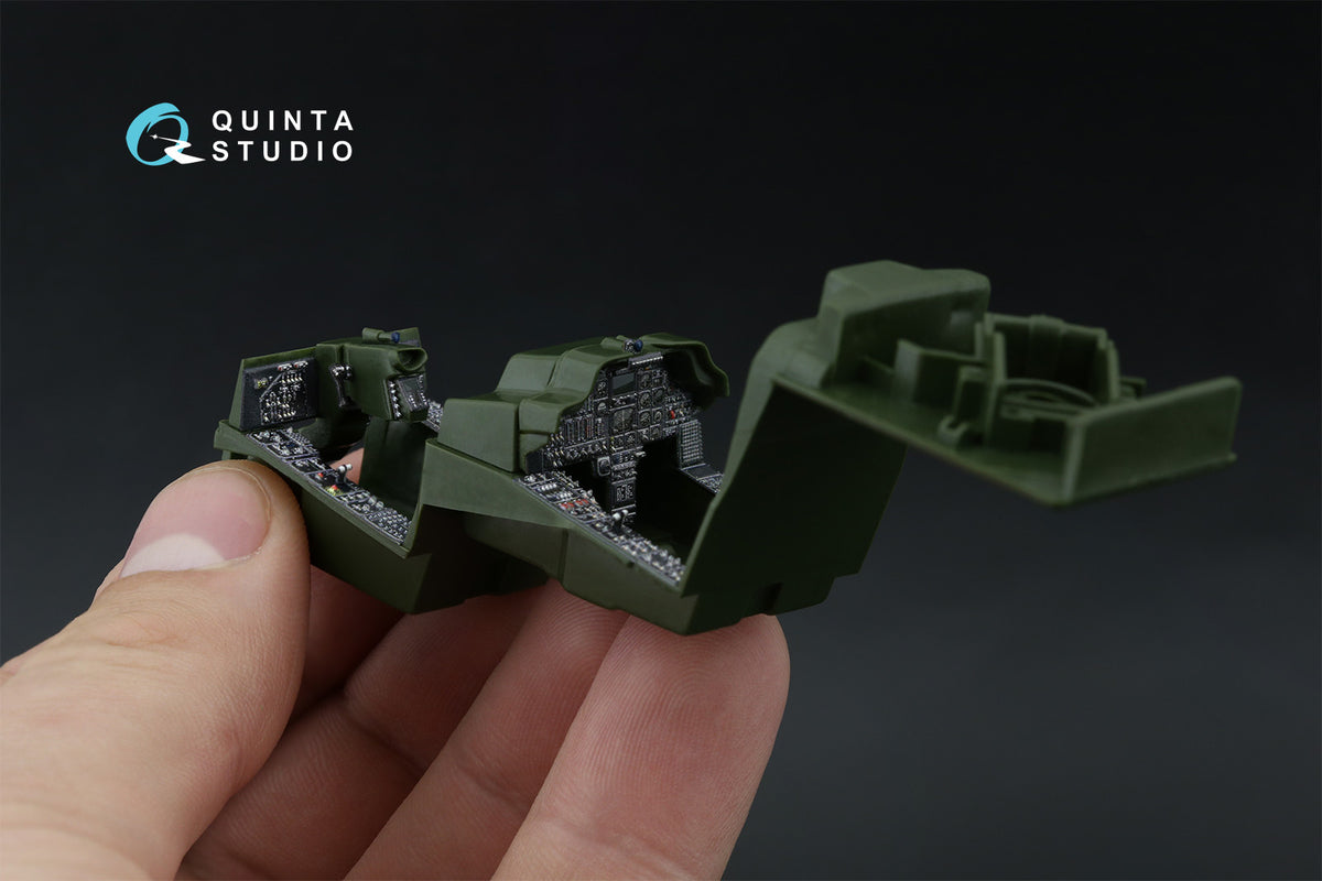 Bell/Boeing AH-64A 3D-Printed & coloured Interior on decal paper (designed to be used with Academy and Modelist kits) (small version)