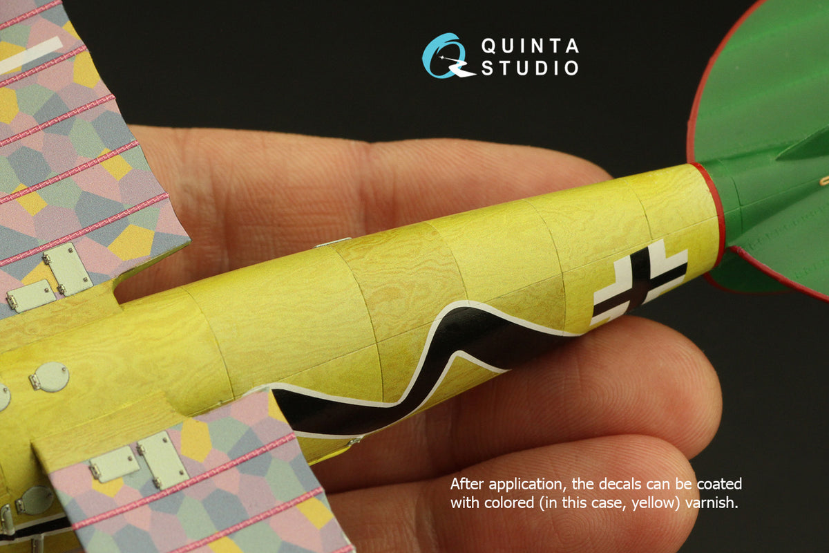 Light plywood, shaded Semi-transparent ultra-thin waterslide decal for exterior surfaces