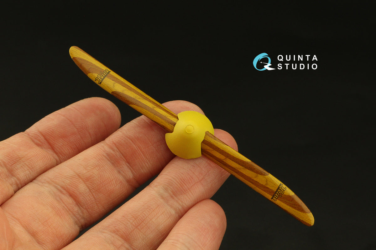 Wooden propellers Heine (Wingnut Wings) Semi-transparent ultra-thin waterslide decal for exterior surfaces