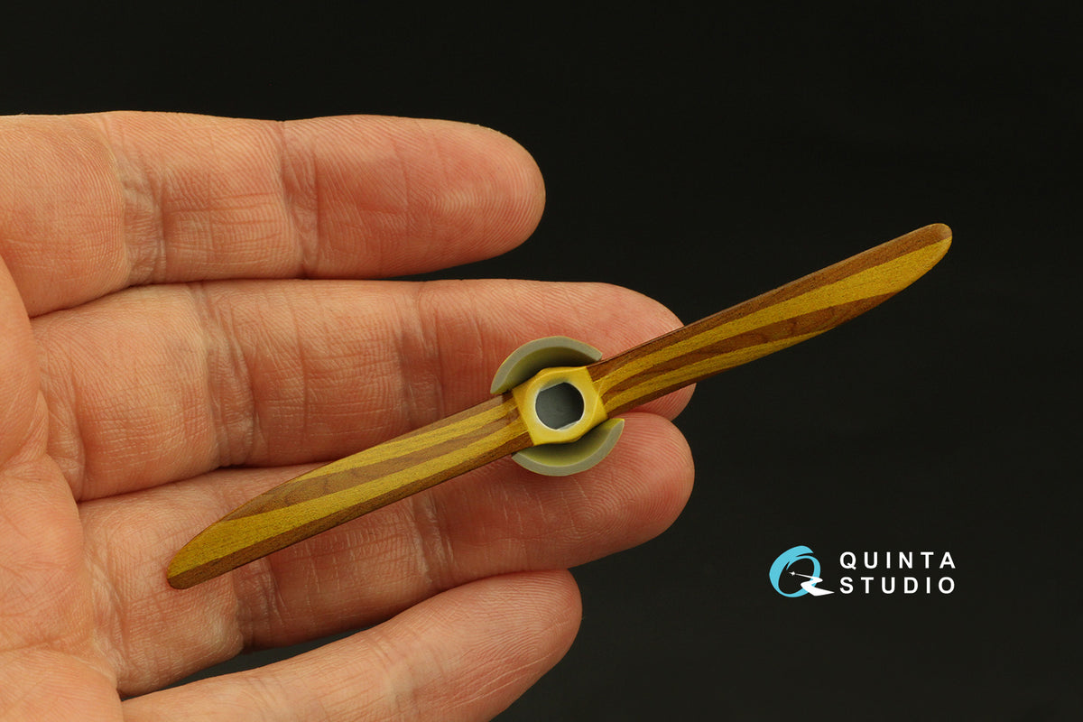 Wooden propellers Heine (Wingnut Wings) Semi-transparent ultra-thin waterslide decal for exterior surfaces